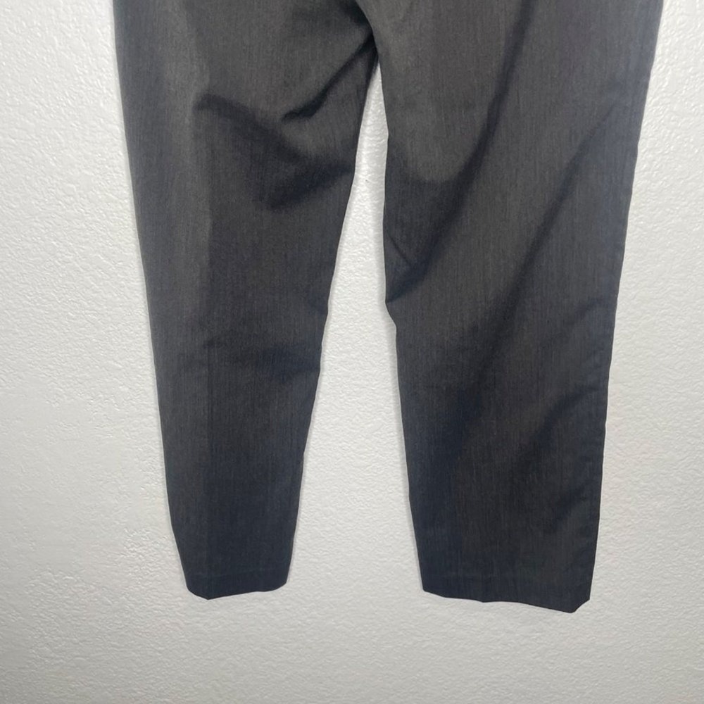 Michael Kors Mens Dress Pants 32x30 Charcoal Gray Heather Stretch Flat Front - Picture 14 of 15